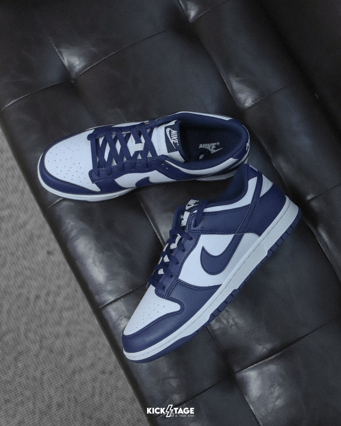 男鞋 NIKE DUNK LOW RETRO 'Midnight Navy' 午夜藍 藍白 低筒 復古休閒鞋【HF5441-107】