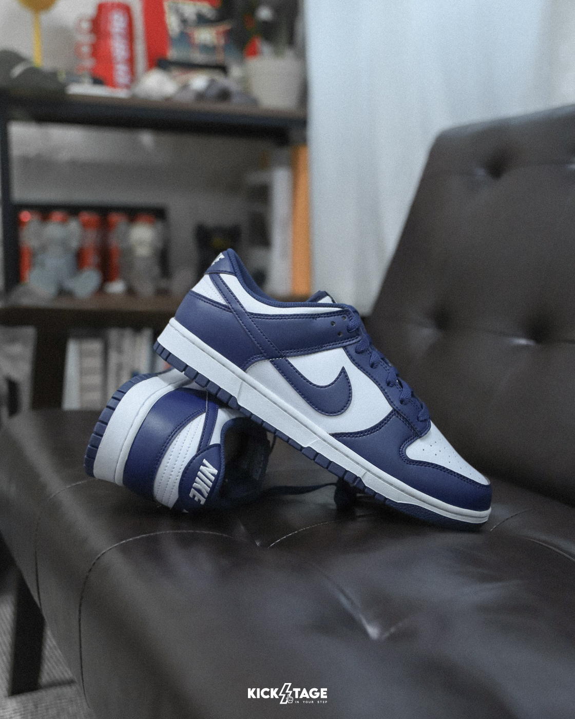 男鞋 NIKE DUNK LOW RETRO 'Midnight Navy' 午夜藍 藍白 低筒 復古休閒鞋【HF5441-107】