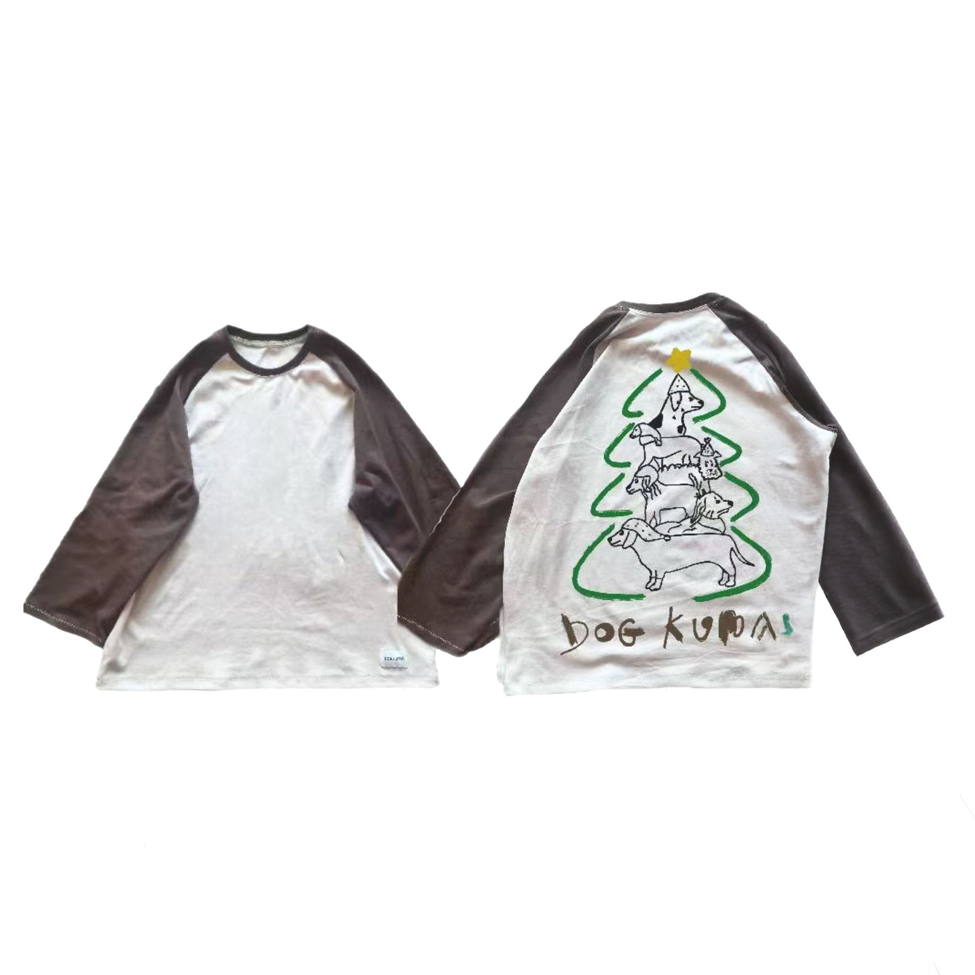 DOGKUMA - 親子拼接上衣- 家長款
