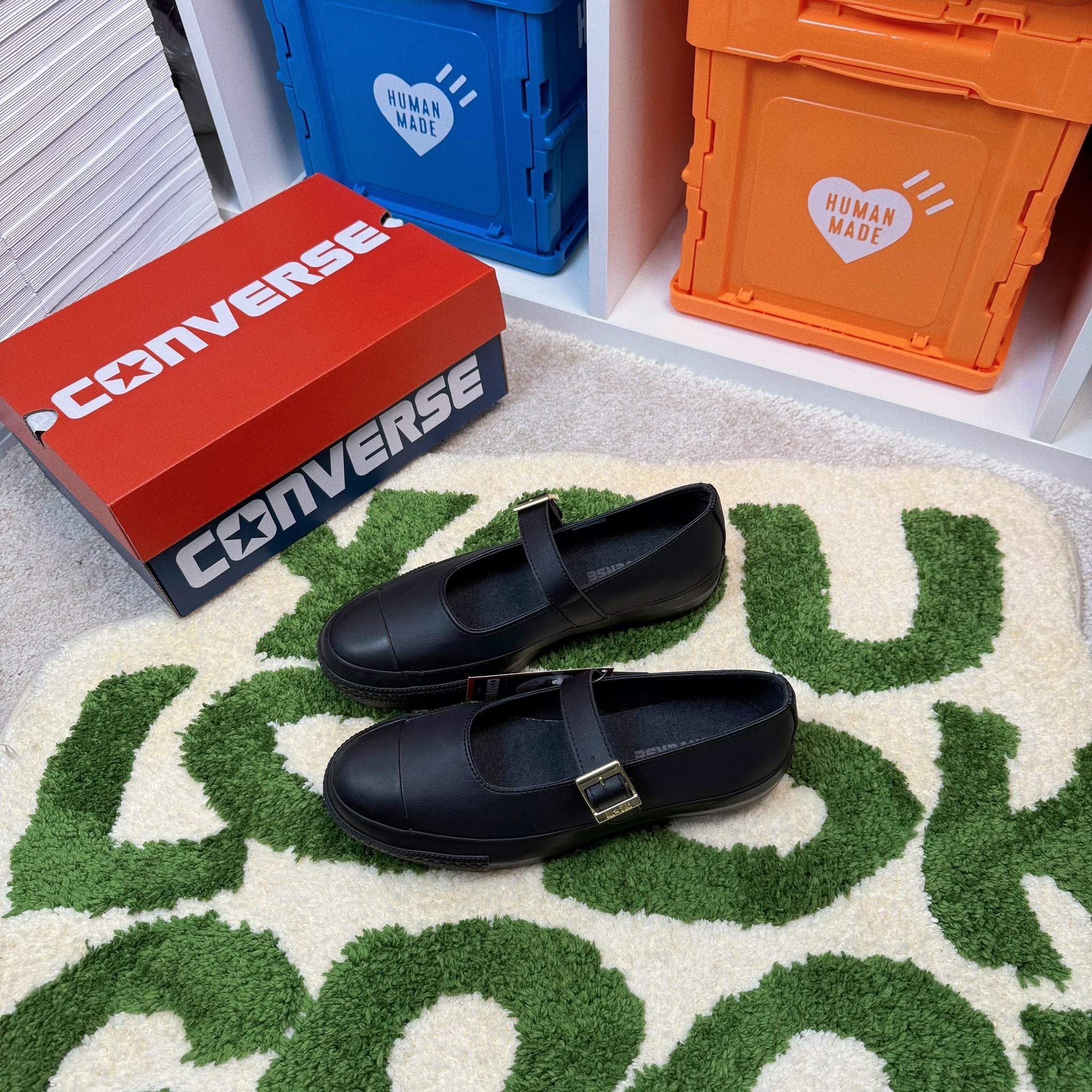 Converse AS Plts MJ OX 日本限定 黑色 瑪莉珍鞋 厚底 31313431