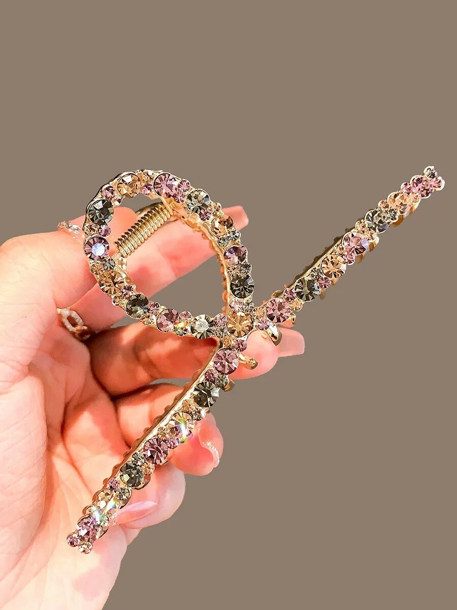 華麗彩鑽金屬髮夾
