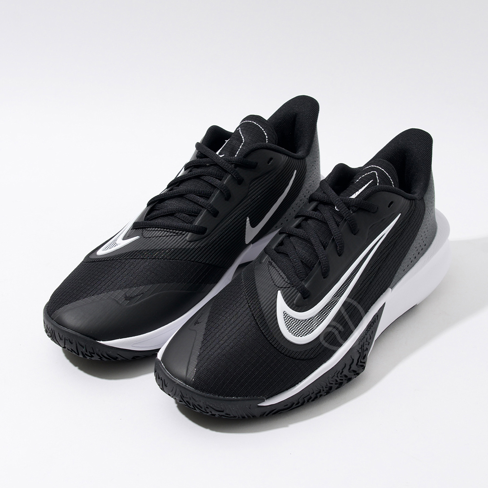 Nike Precision VII 男 黑白 低筒 7代 實戰 耐磨 運動 緩震 包覆 籃球鞋 FN4322-005