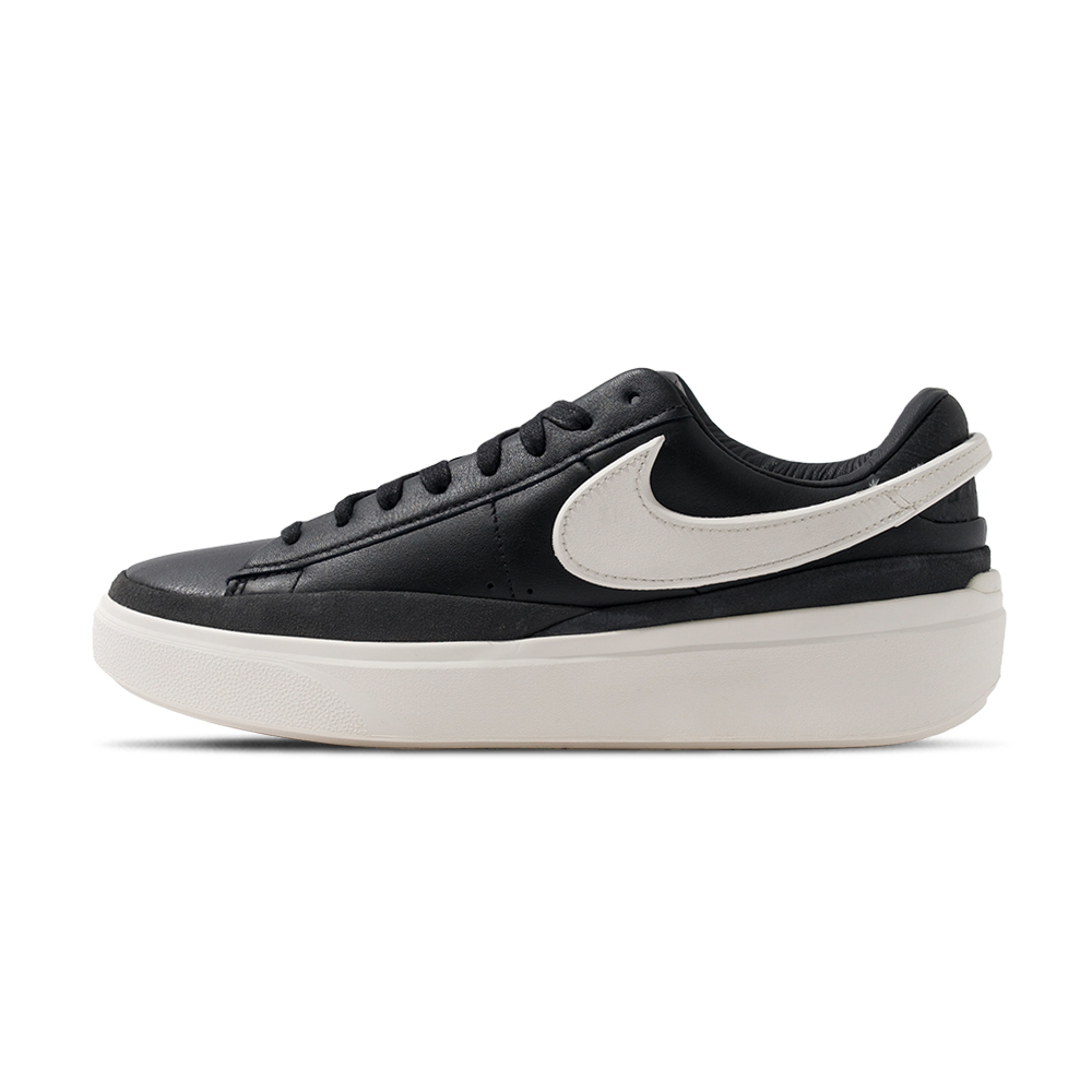 Nike Blazer Phantom Low 男 黑白 經典 滑板鞋 厚底 皮革 復古 休閒鞋 HF3119-001
