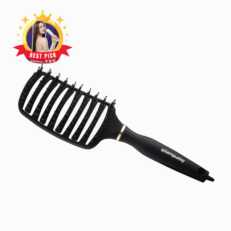 Glampalm Speed ​​Dry & Shine Bristle Brush