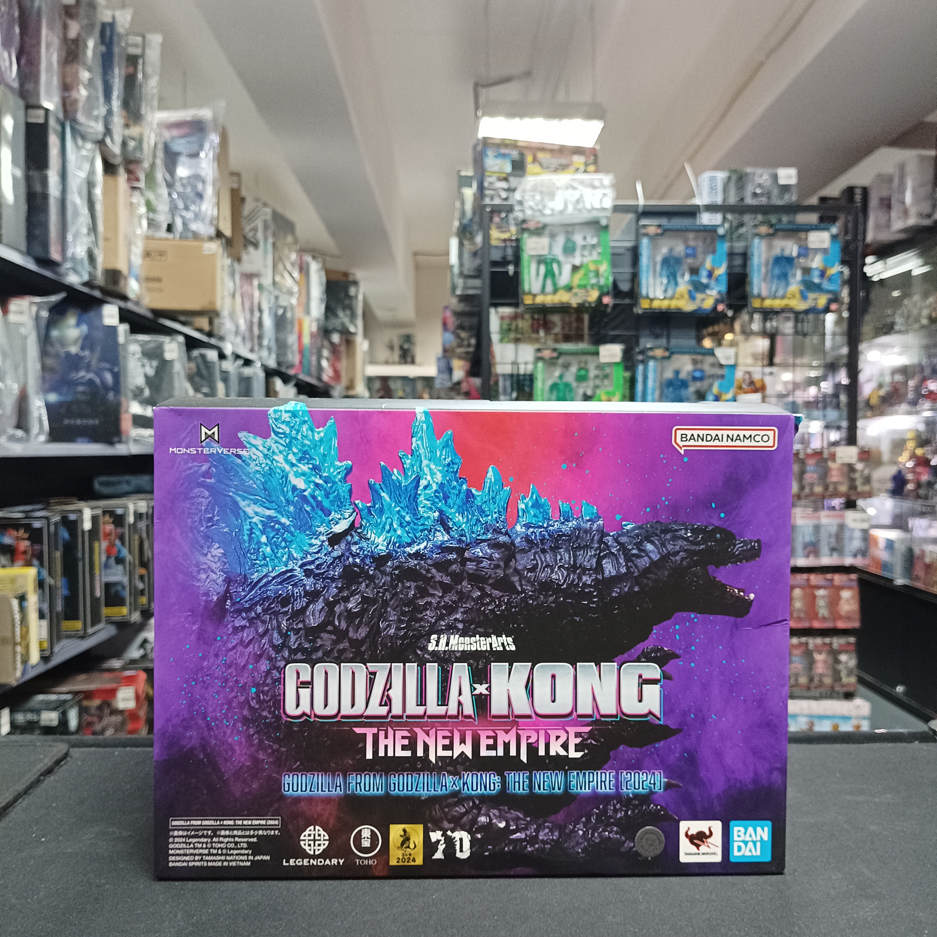 寄賣-怪獸系列-SHM 哥斯拉大戰金剛 新帝國 2024 哥斯拉
