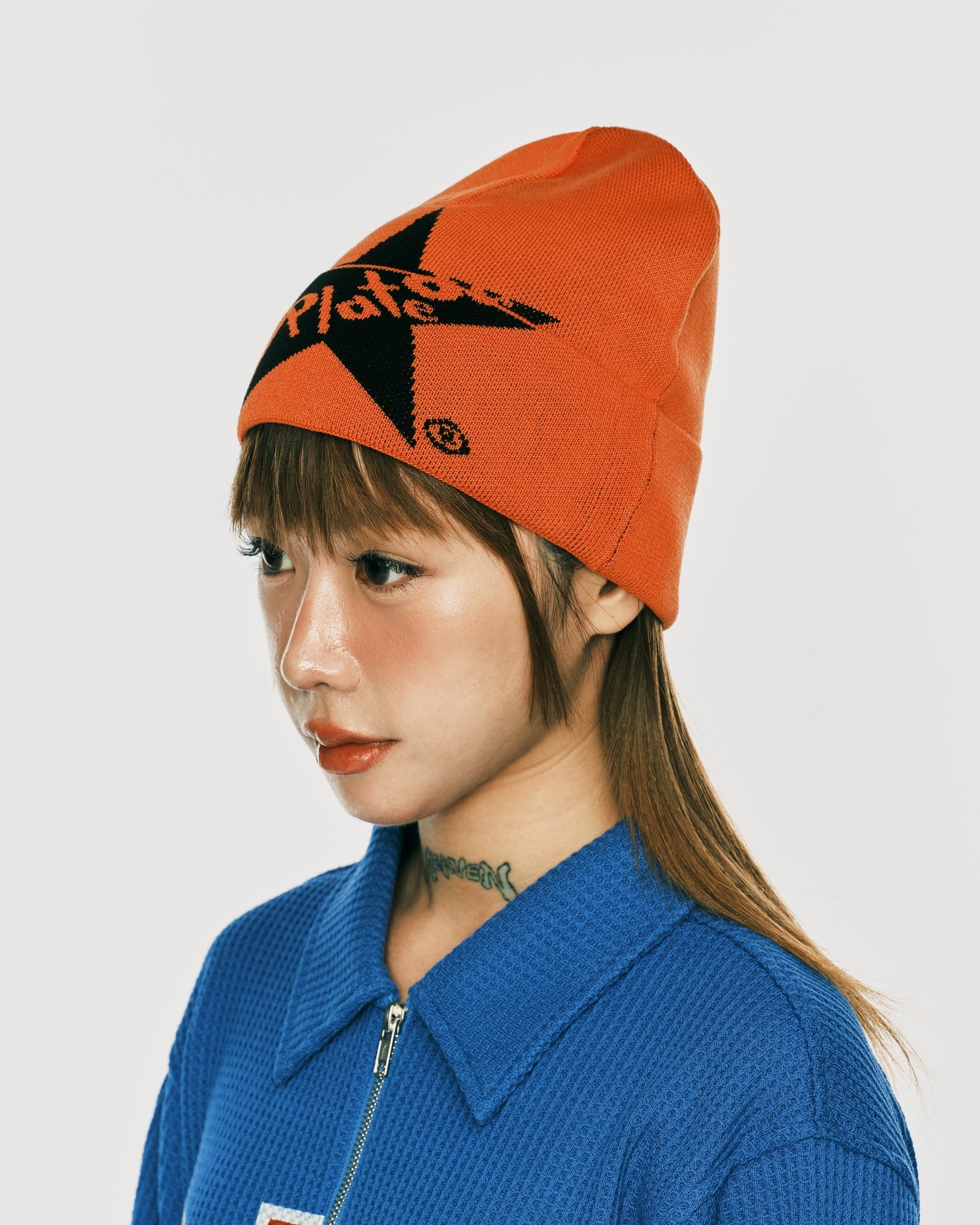 PLATEAU STUDIO / 25 logo beanie - Orange