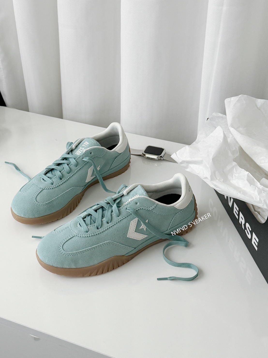 CONVERSE RUNSTAR TRAINER 湖水綠