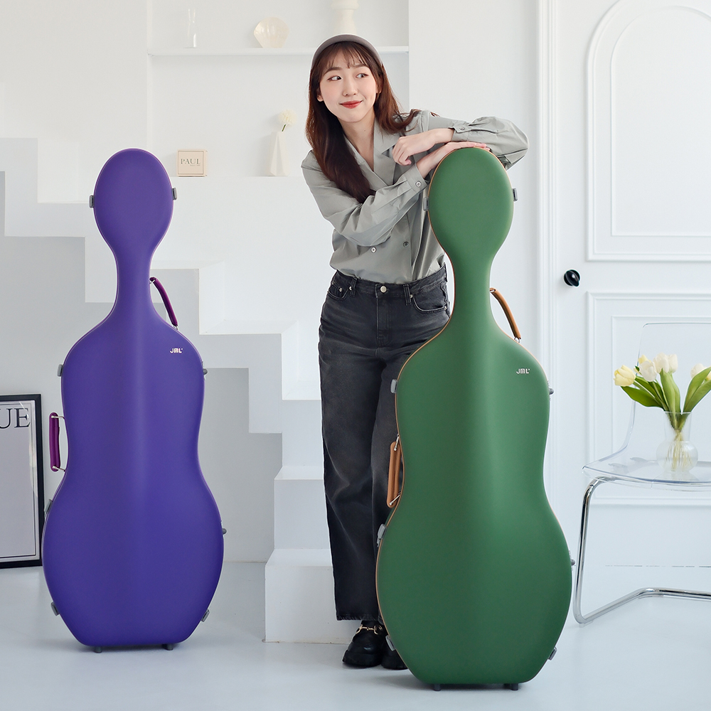 JML 柔肌系列 大提琴盒 (紫色)