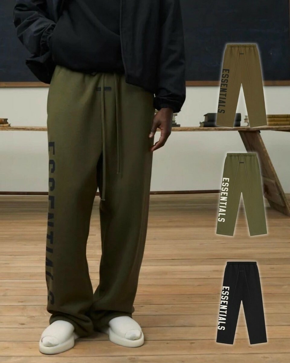 FOG Essentials Font Logo Heavy Fleece Relaxed Sweatpants