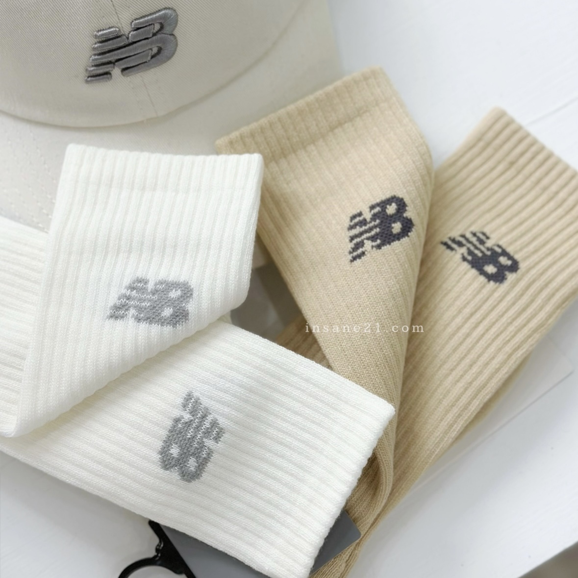 NEW BALANCE CREW SOCKS 厚底毛巾布 長襪 NB LAS33861SNW/LAS33861SST