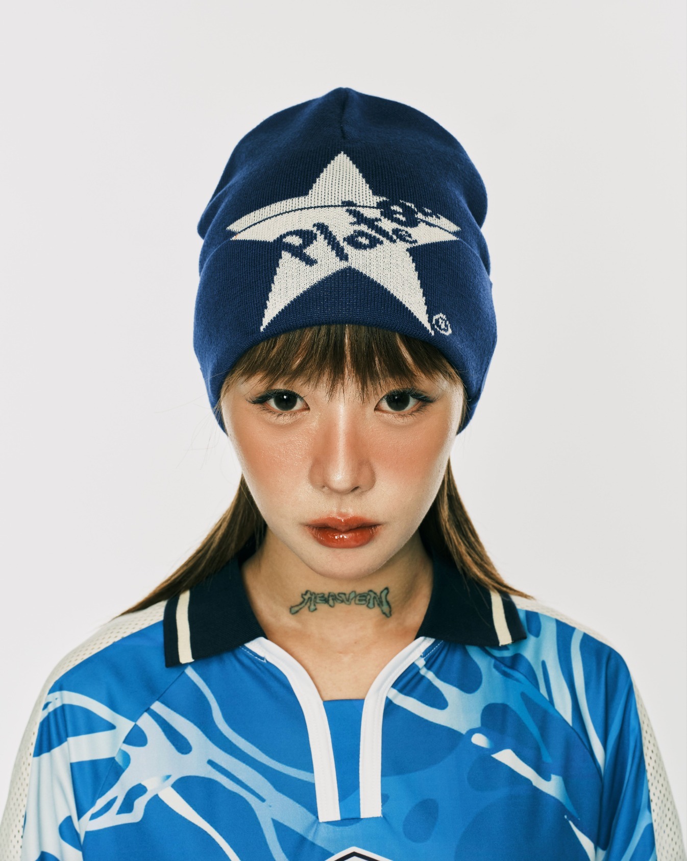 PLATEAU STUDIO / 25 logo beanie - Blue