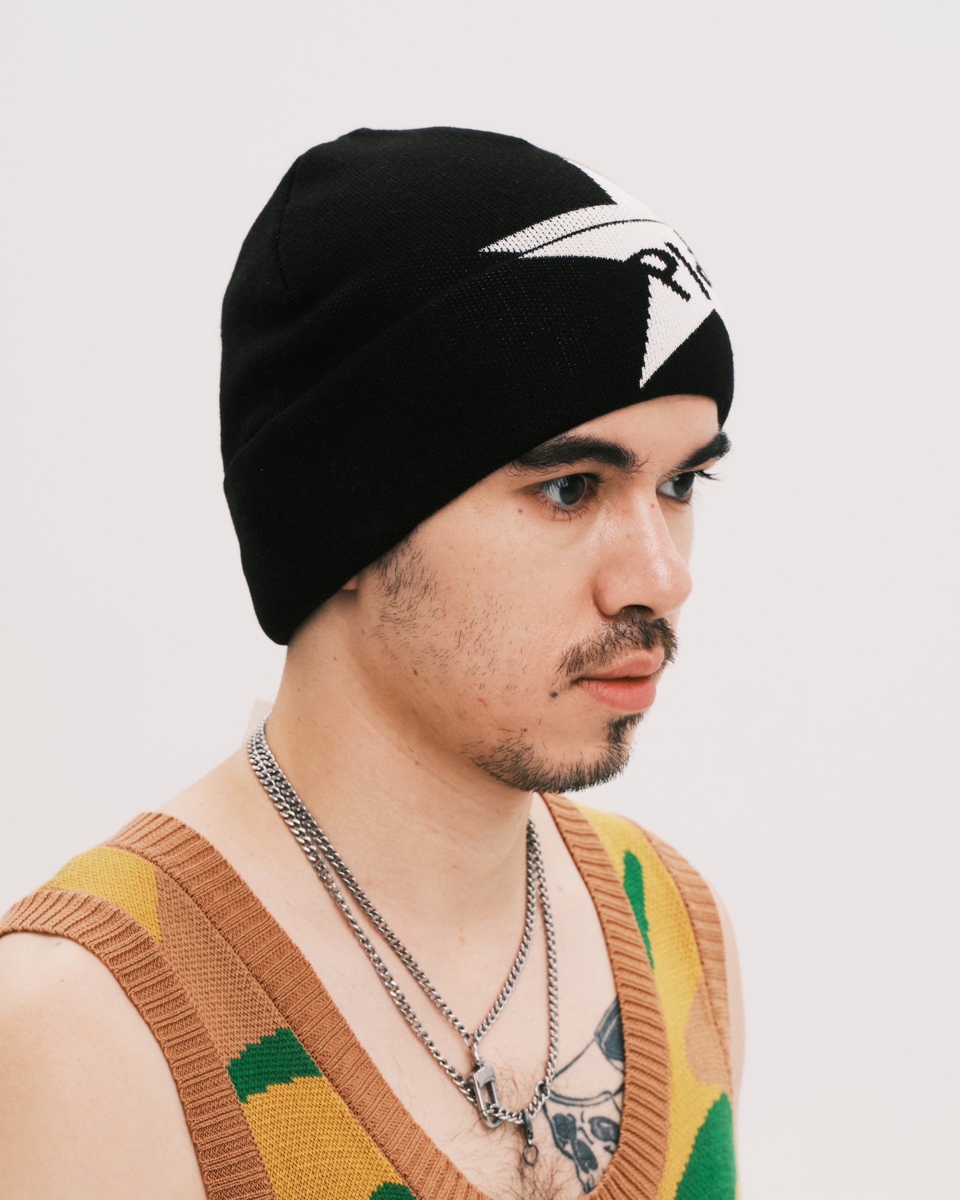 PLATEAU STUDIO / 25 logo beanie - Black