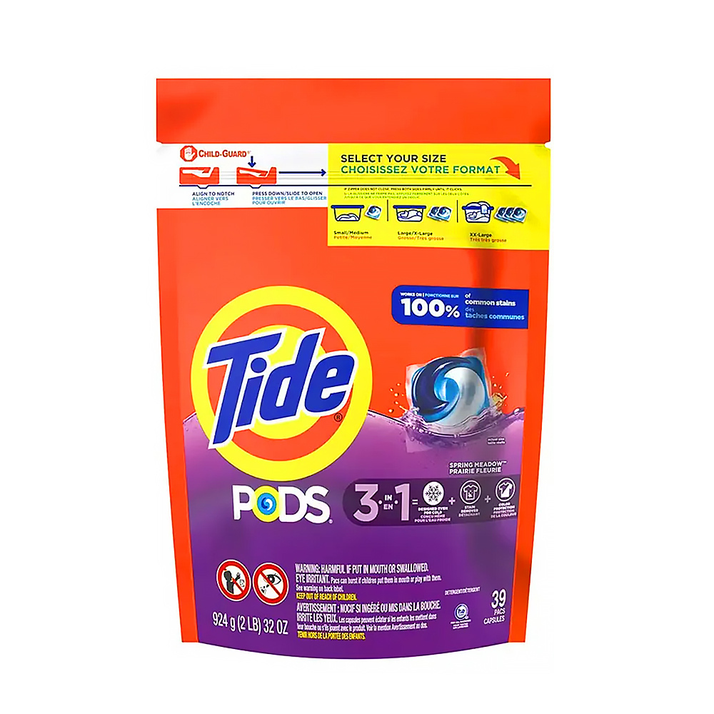 【Tide】洗衣膠囊(春天草地清香) 39入