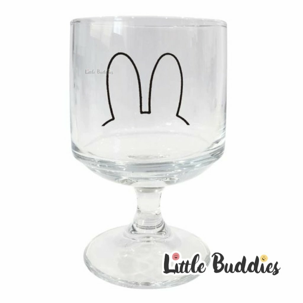 日本製 Miffy 玻璃高杯/ 甜品杯
