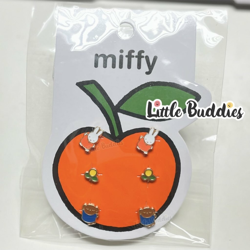 日版Miffy 耳環套裝 (1套3對)
