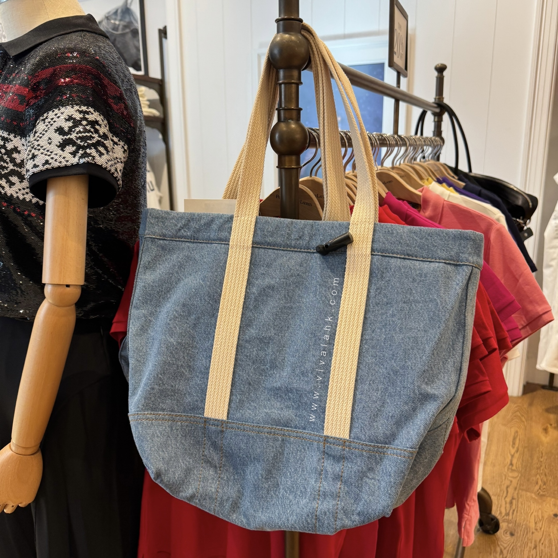 Polo Ralph Lauren - Polo 熊仔牛仔布Tote (M)