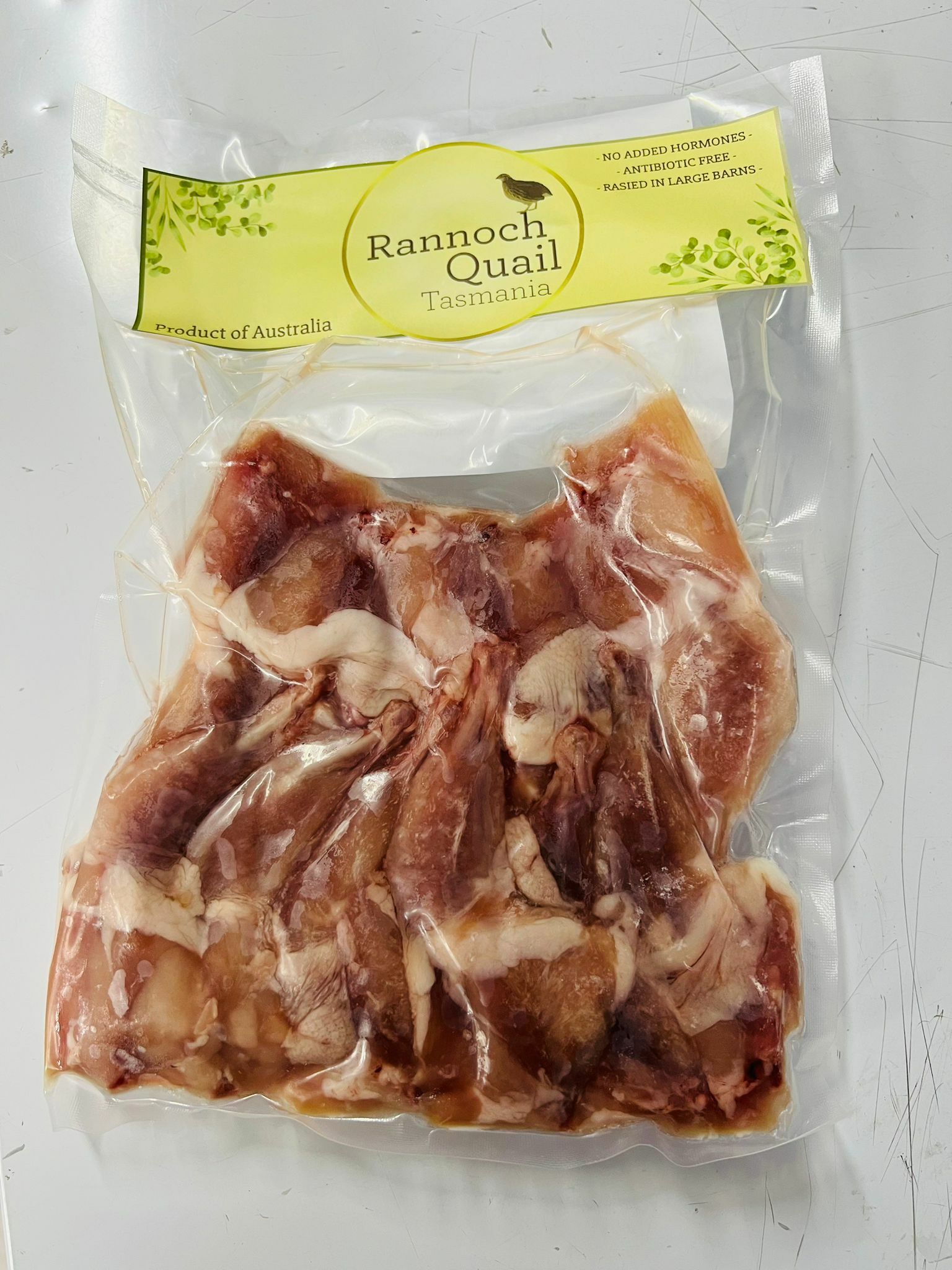 澳洲塔斯曼尼亞 Rannoch 無激素原隻鵪鶉脾 (約10隻) 230g (急凍 -18°C)