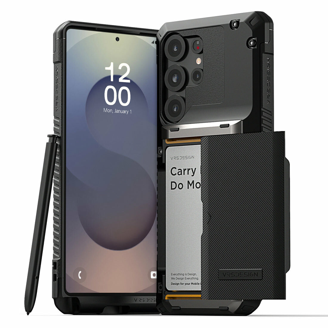 VRS Desgin - Damda Glide Pro - Samsung S25 Case 高度防撞插卡槽手機殼