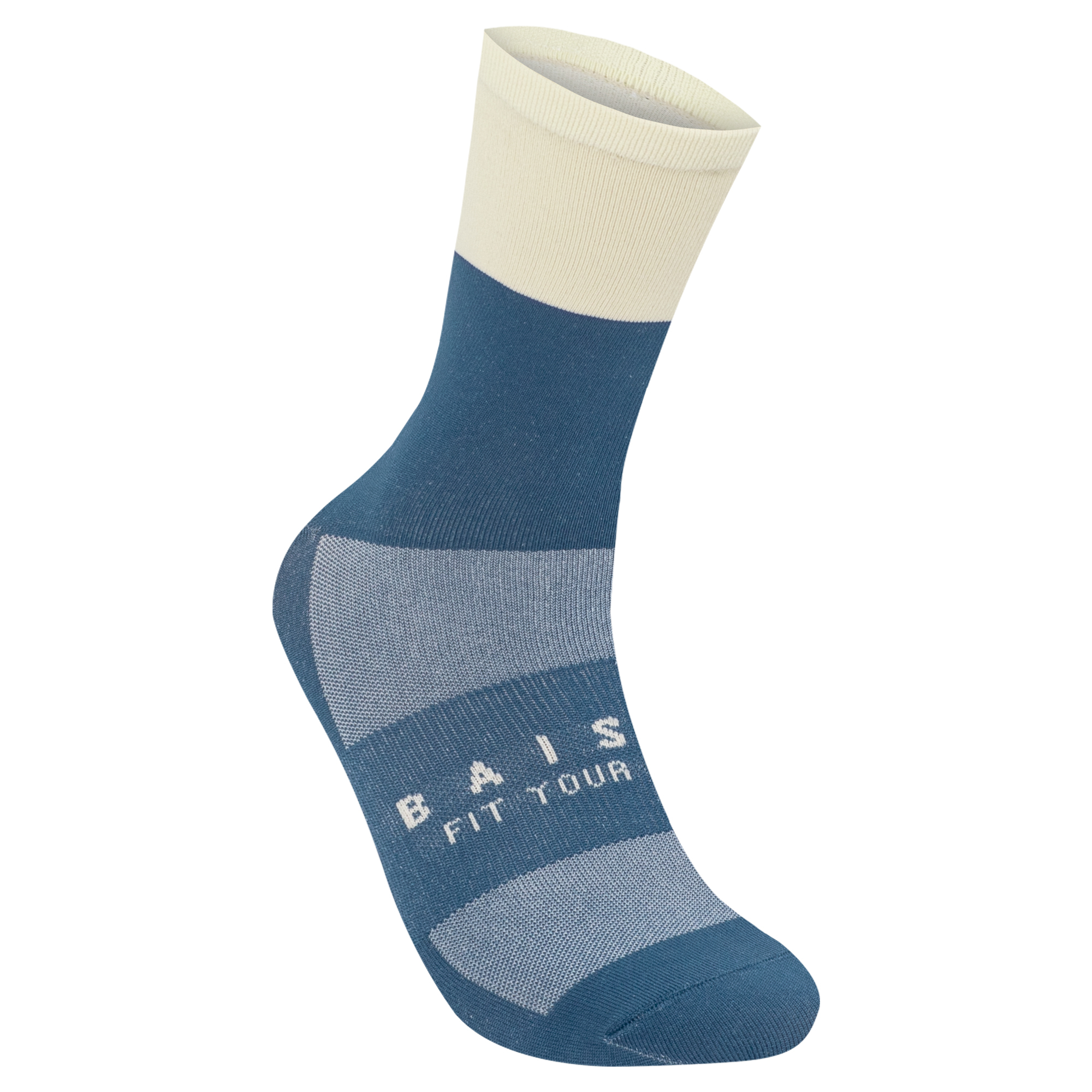 運動襪 對比 灰藍