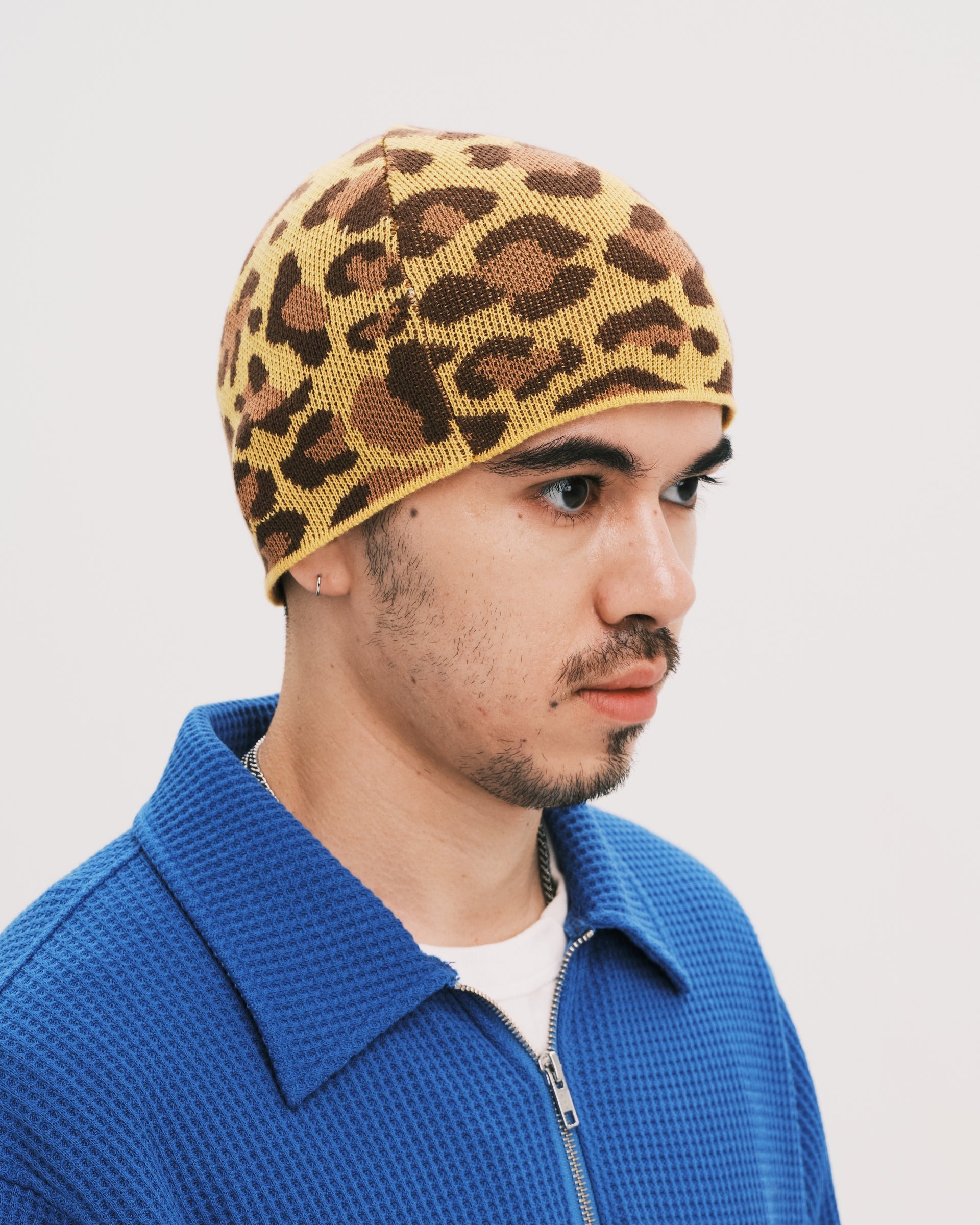PLATEAU STUDIO / Leopard beanie - Yellow