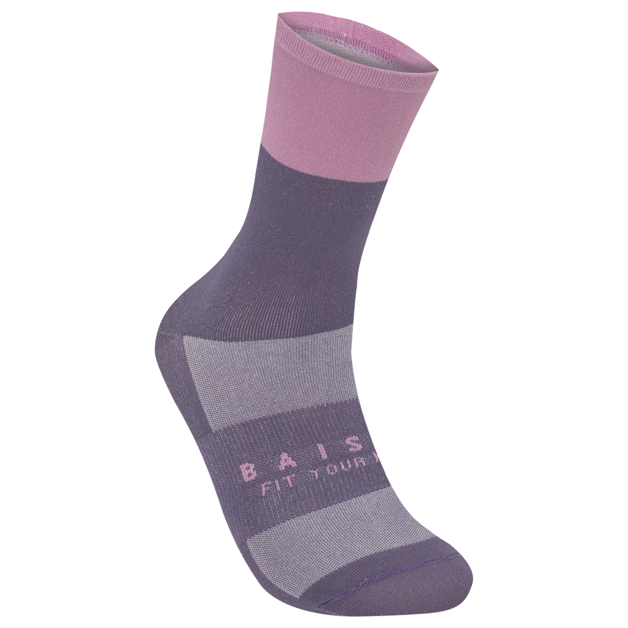 女款運動襪 對比 灰紫