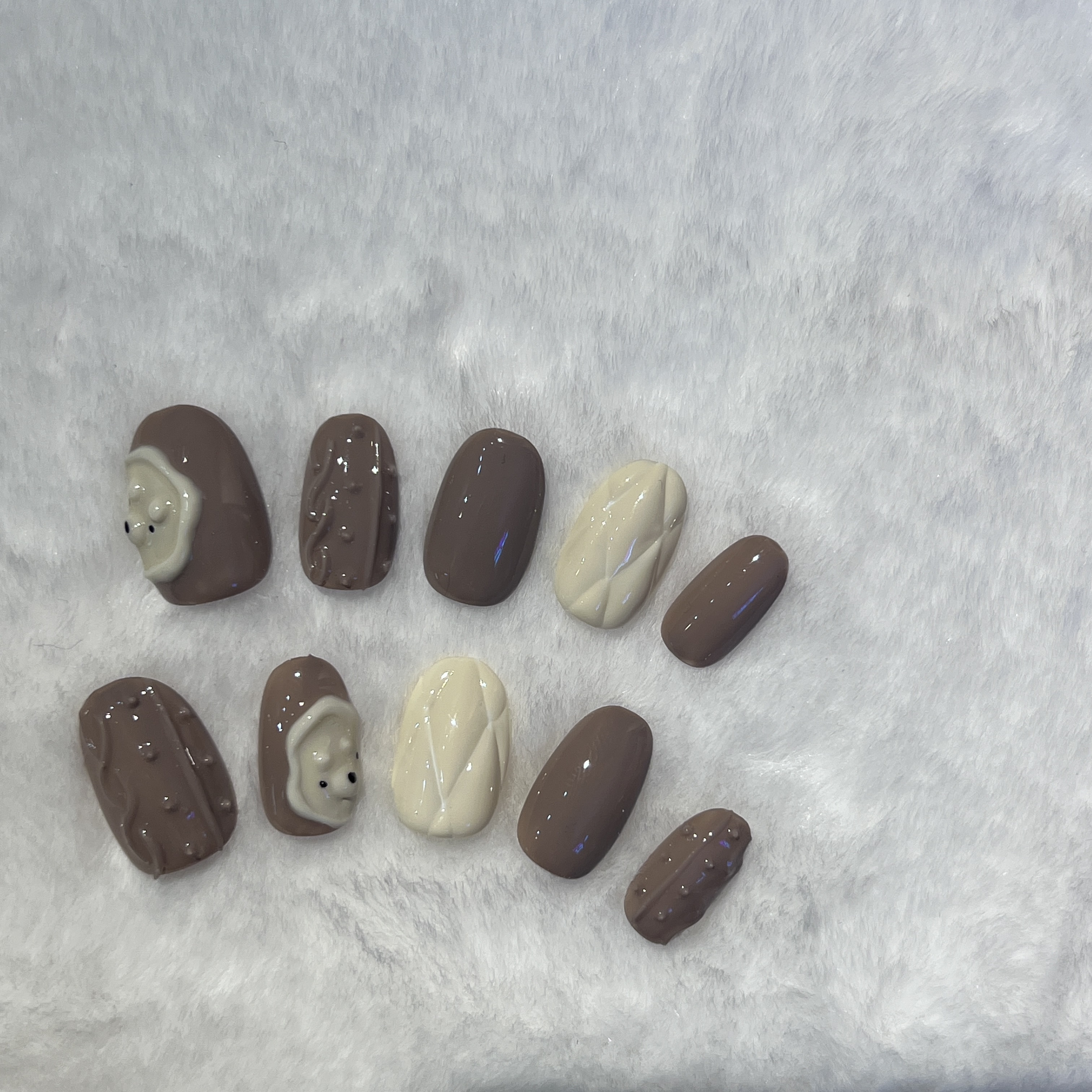 baby:nail ︳Bear bear latte