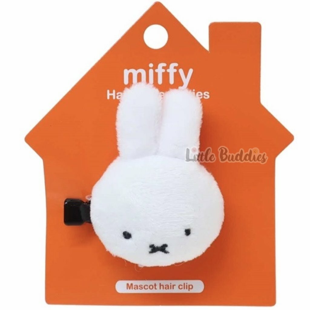 日版Miffy 刺繡瞼毛絨劉海夾