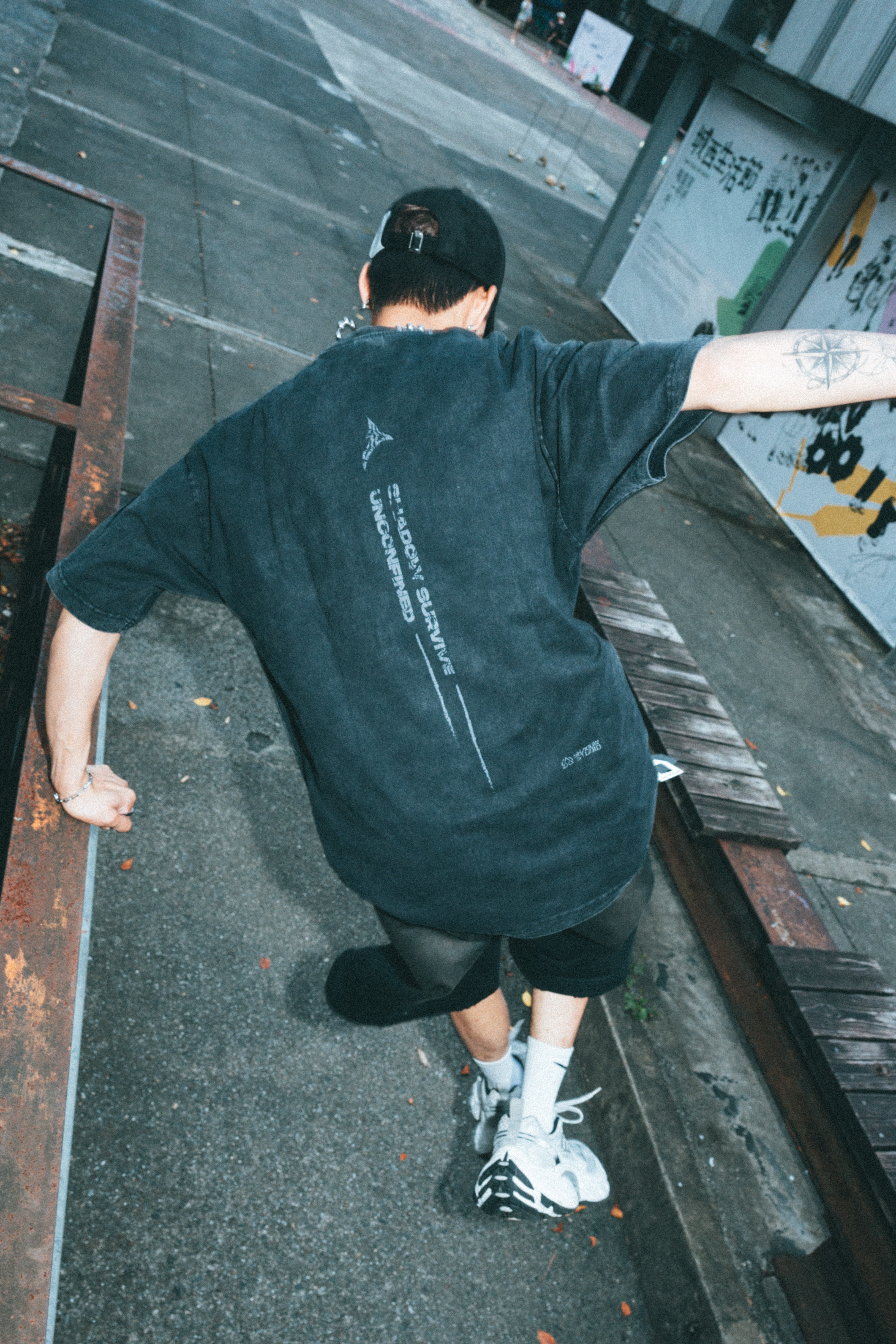 【Focus Store】現貨 SHADOW STUDIO FW24 - WASHED LOGO TEE 水洗Logo 短踢