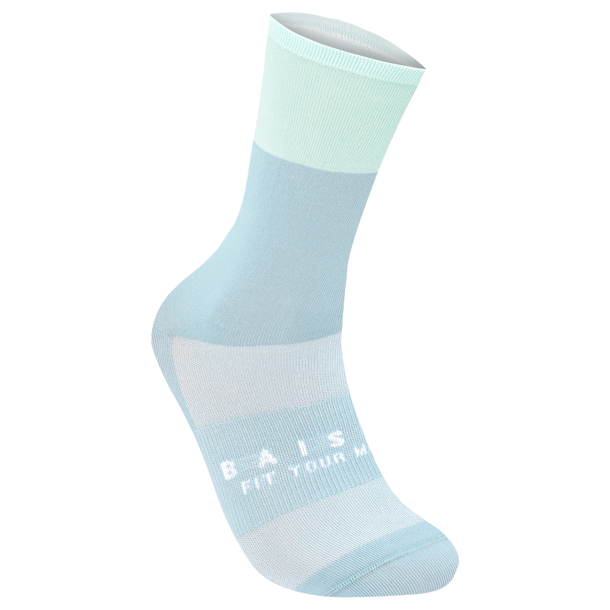 女款運動襪 對比 霧灰