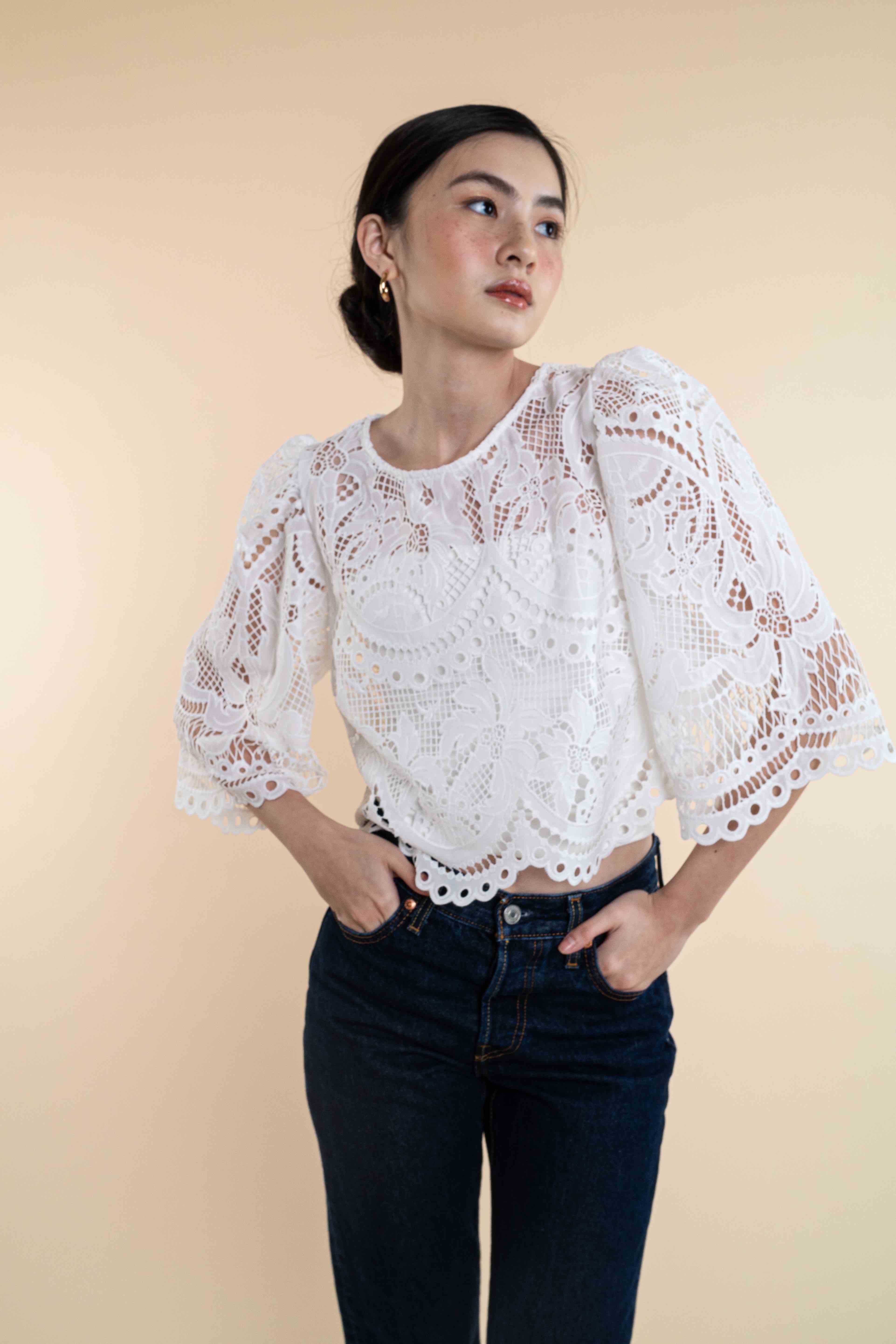 Gabriella Broderie Top (Special Release)