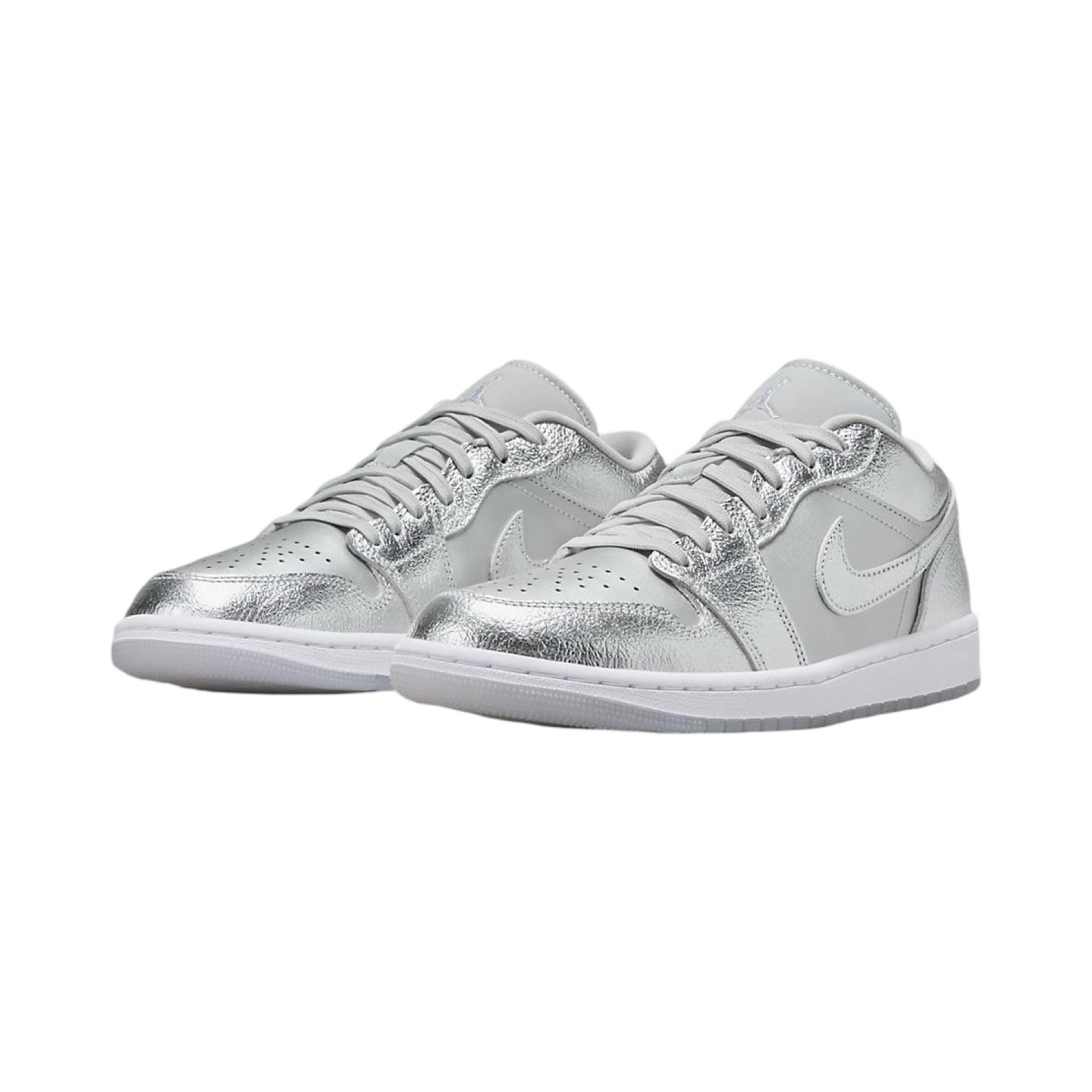 [In-Stock] Air Jordan 1 Low SE Metallic Silver (W) FN5030-001