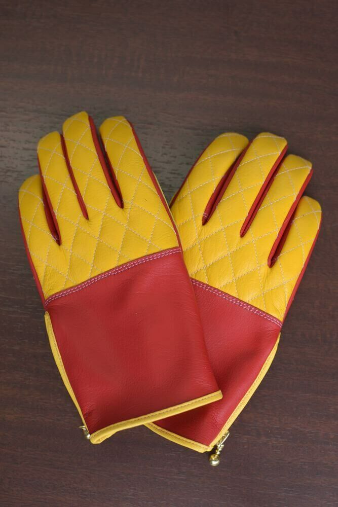 MAXRITZ復古短手套，雙指觸控與內縫線工法，長時間騎行舒適又耐用