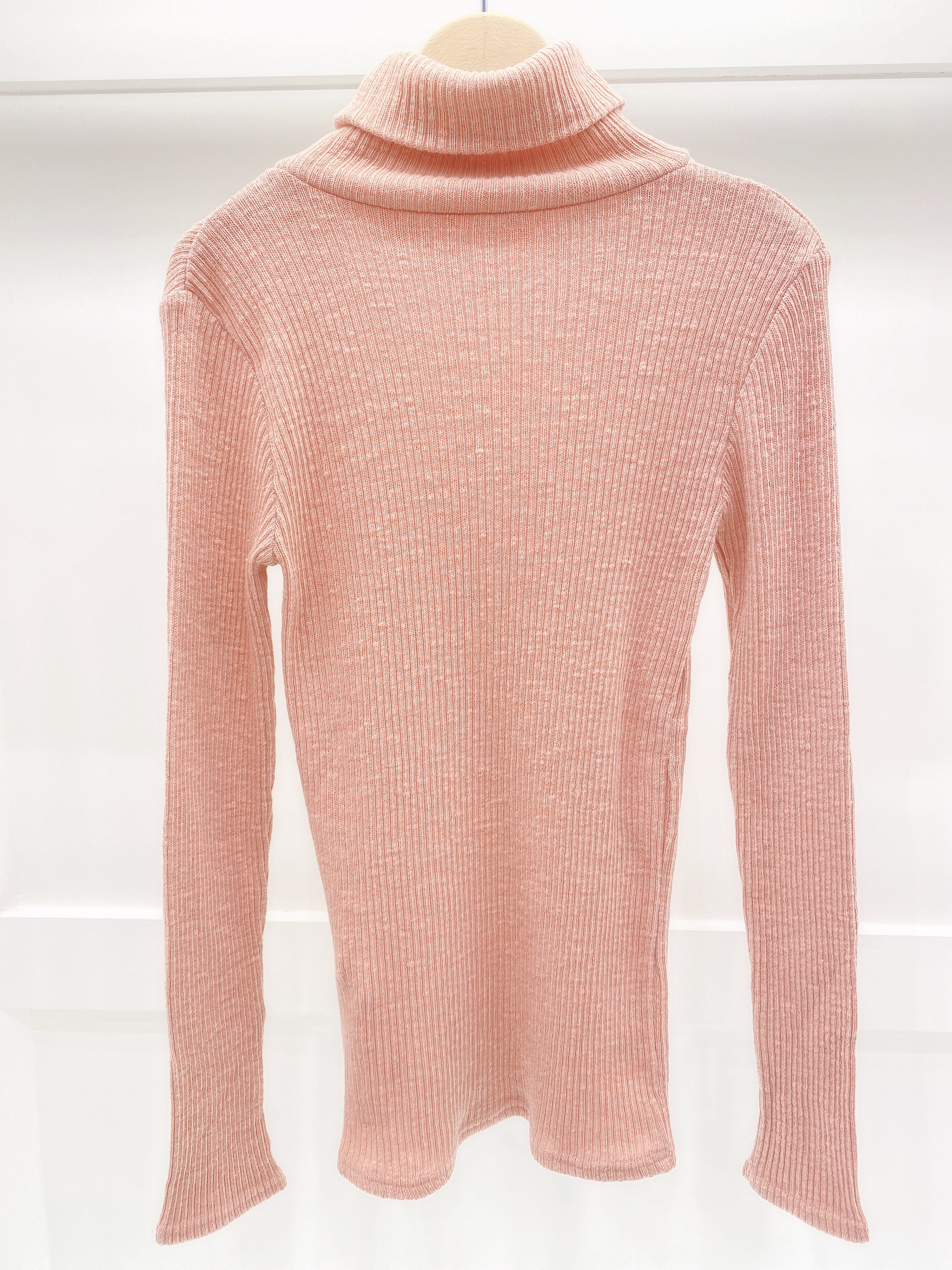 高領直紋內搭衣