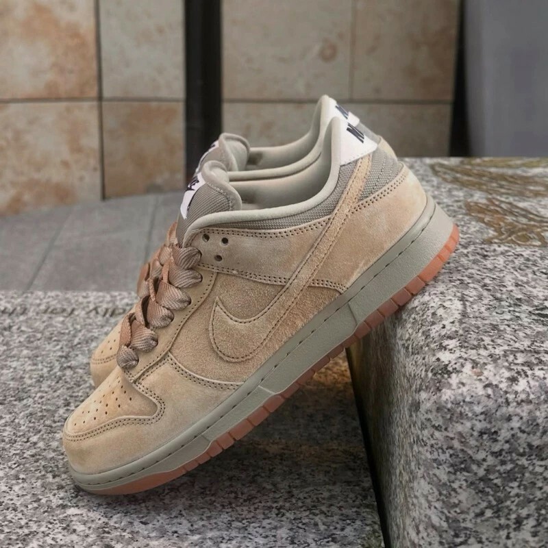 <快閃優惠> NIKE  SB Dunk Low Pro B 卡其 奶茶色 男女 麂皮 膠底