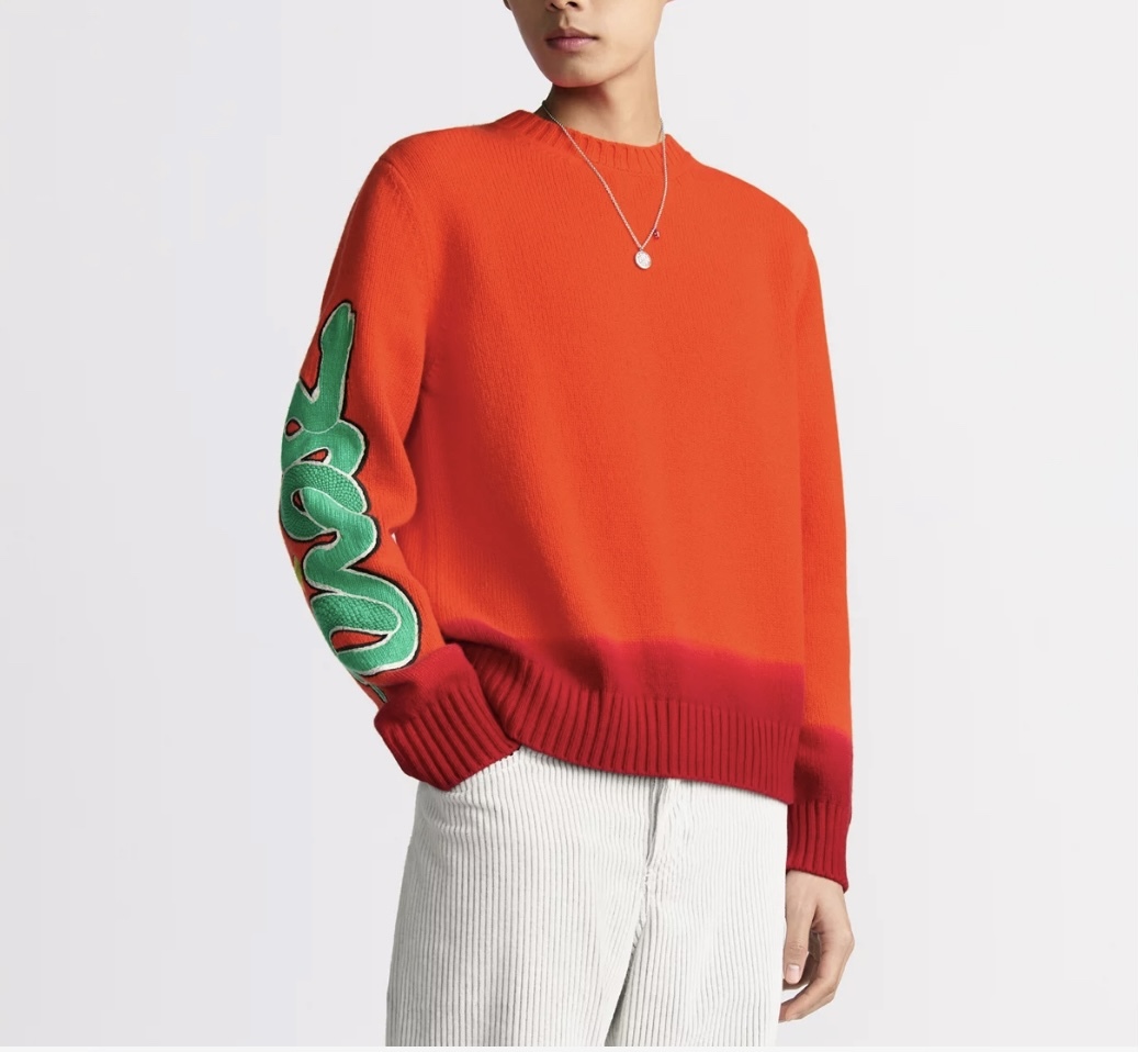 Dior and Kaws sweater