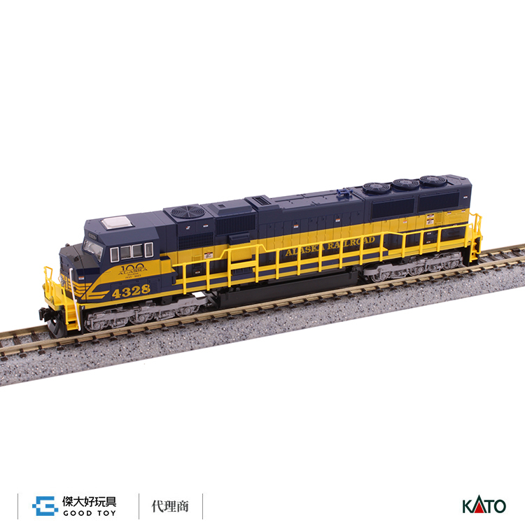 KATO 176-6412 (N) EMD SD70MAC Alaska Railroad #4328 Alaska Railroad 100 Years