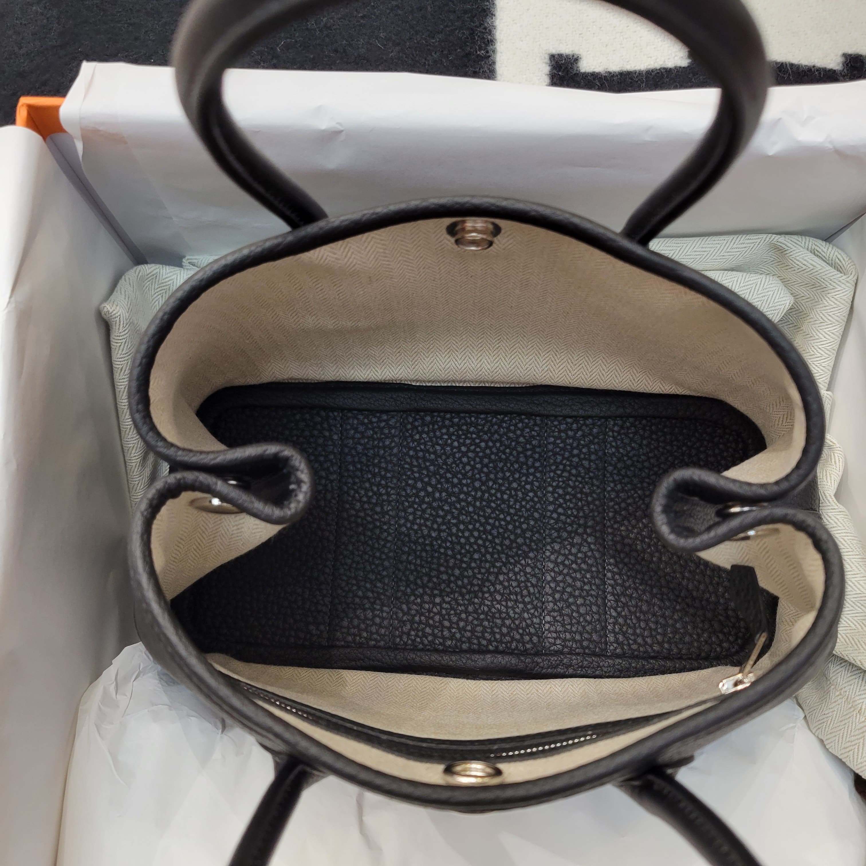 HERMES NEO GARDEN PARTY 23 NOIR CK (MINI) 黑色全皮