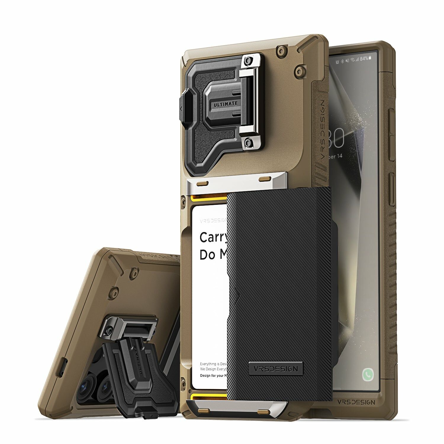 VRS Desgin - Damda Glide Duo Guard - Samsung S25 Ultra Case 高度防撞鏡頭保護支架插卡槽手機殼