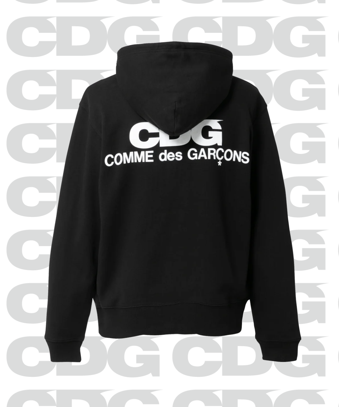【CDG】拉鍊連帽外套 FULL ZIP HOODED SWEATSHIRT