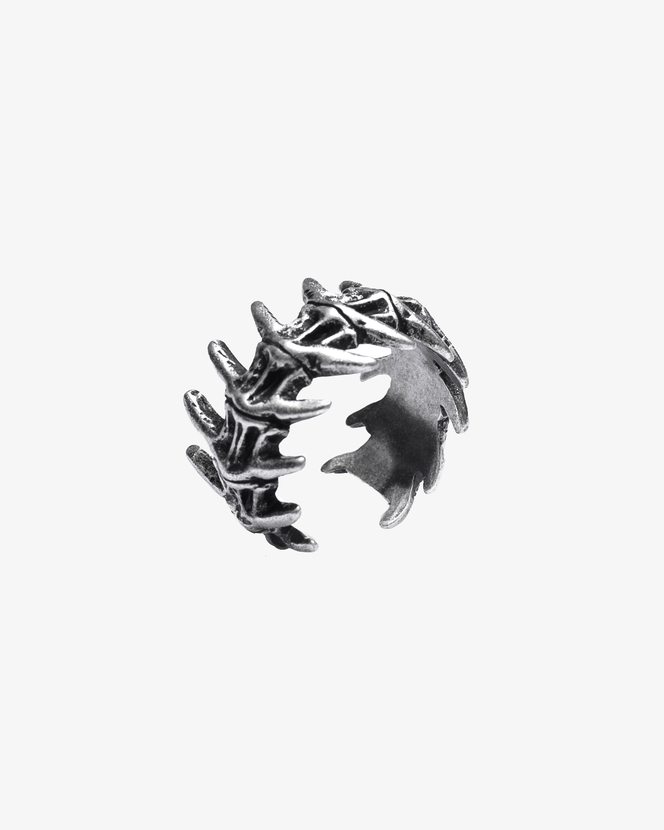 RECOVERY 魚刺戒指（古銀）