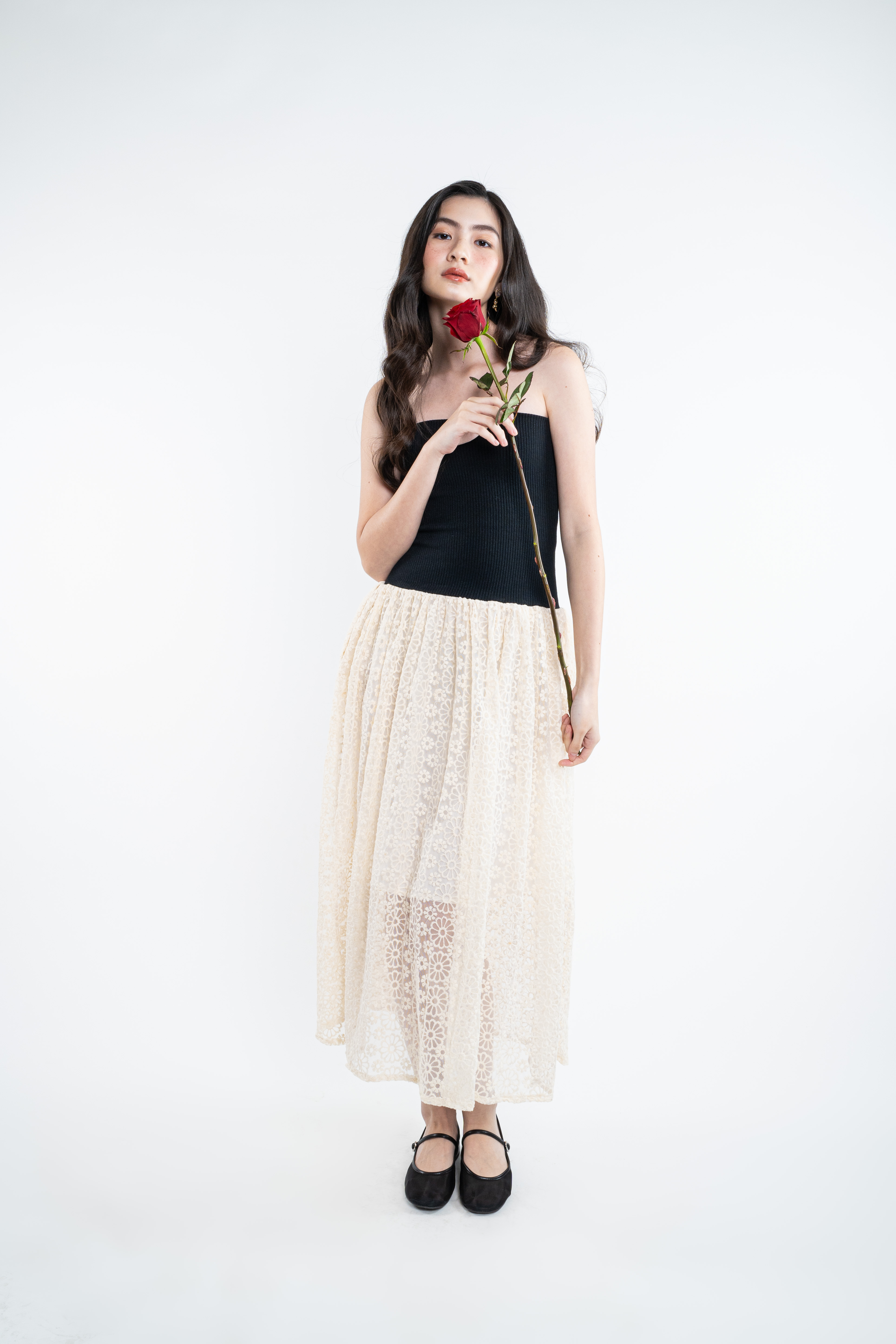 Eleanna Contrast Lace Dress (Special Release)