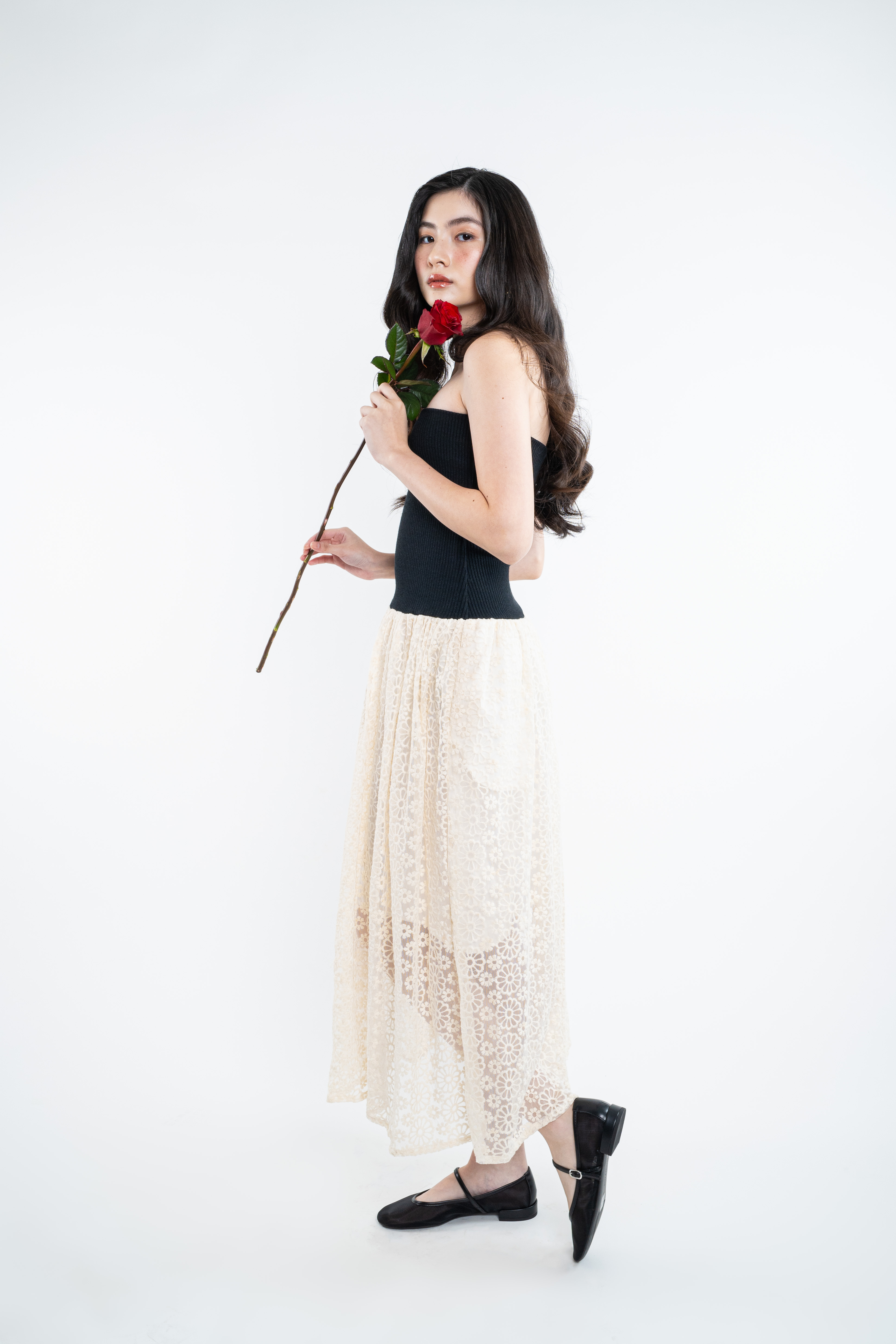 Eleanna Contrast Lace Dress (Special Release)