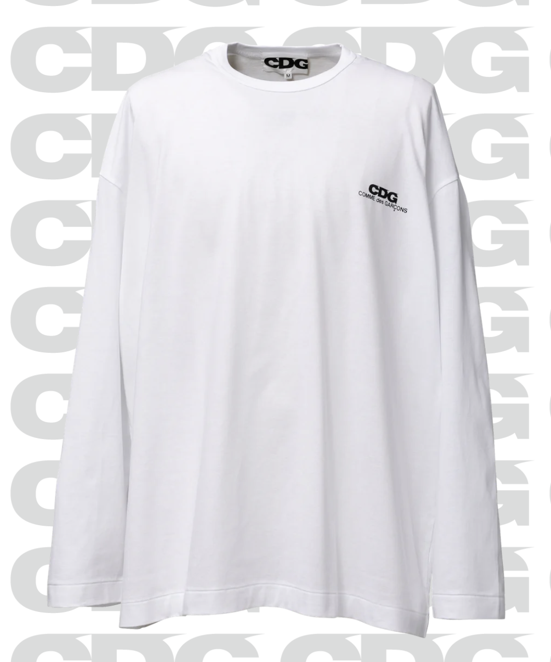 【CDG】寬鬆 OVERSIZED LONG SLEEVE T-SHIRT SMALL LOGO