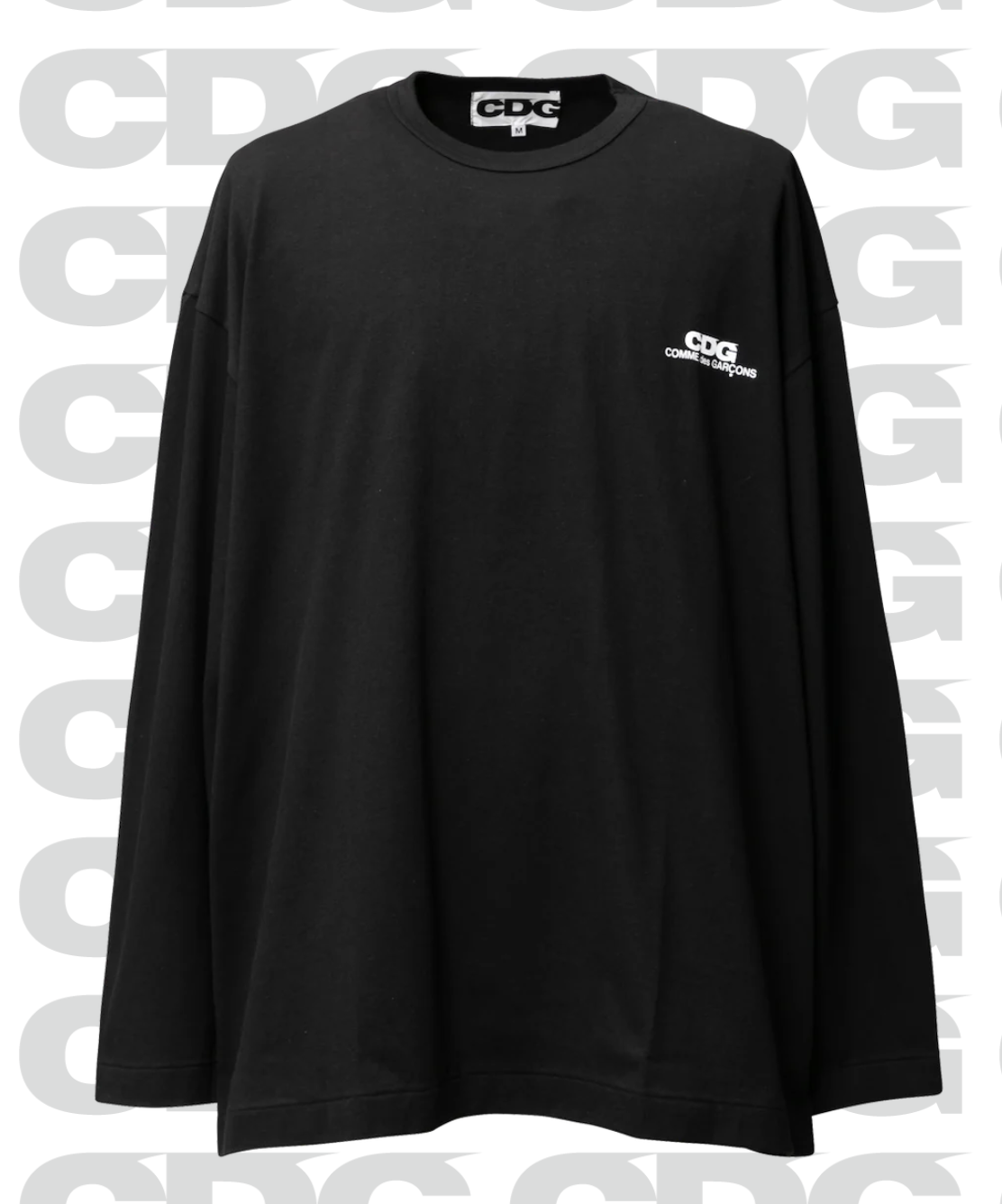 【CDG】寬鬆 OVERSIZED LONG SLEEVE T-SHIRT SMALL LOGO