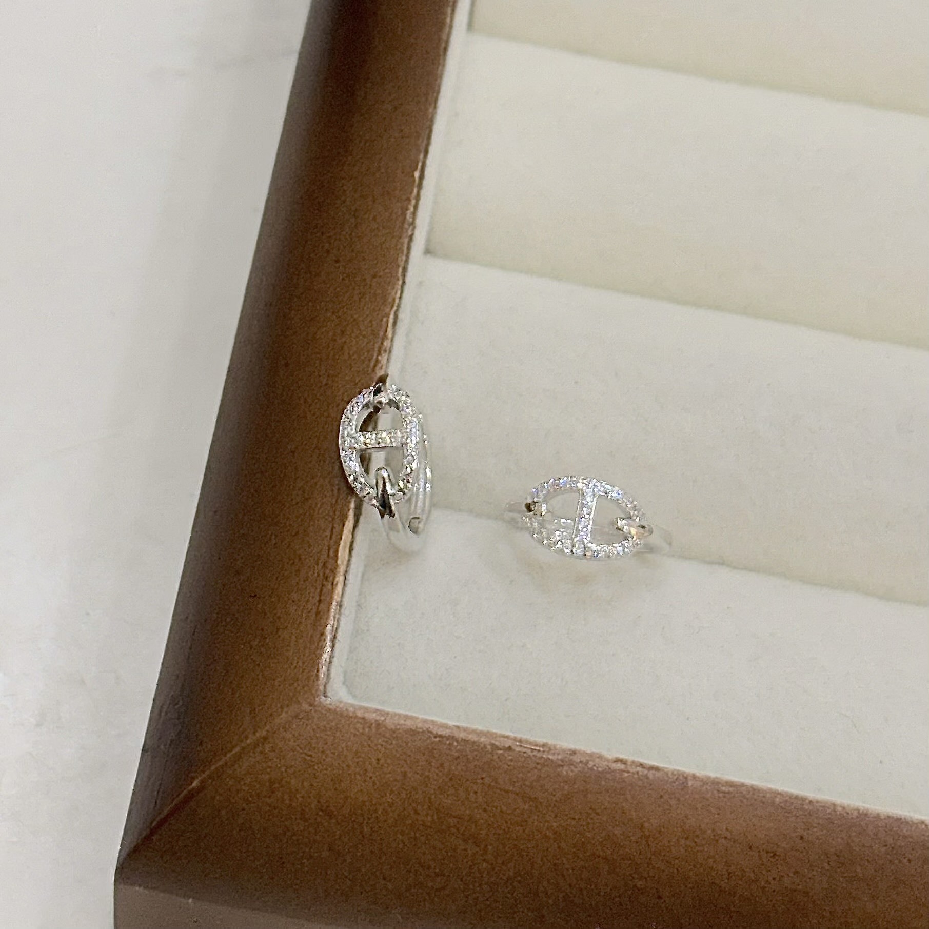 G01排鑽豬鼻純銀易扣