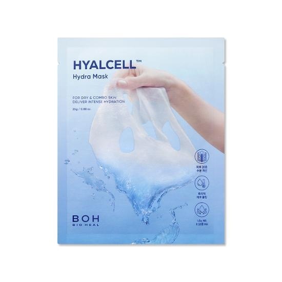 韓國 Bio Heal BOH HYALCELL Hydra Mask 玻尿酸水潤面膜 (10片) (最佳日期 : 2027.06)