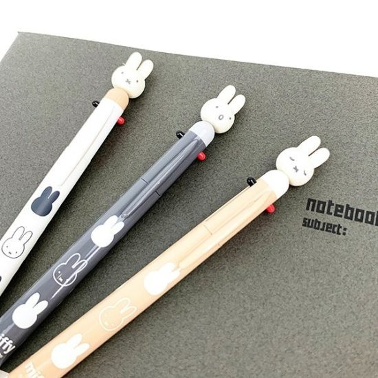 日本製 Miffy 公仔頭3色筆