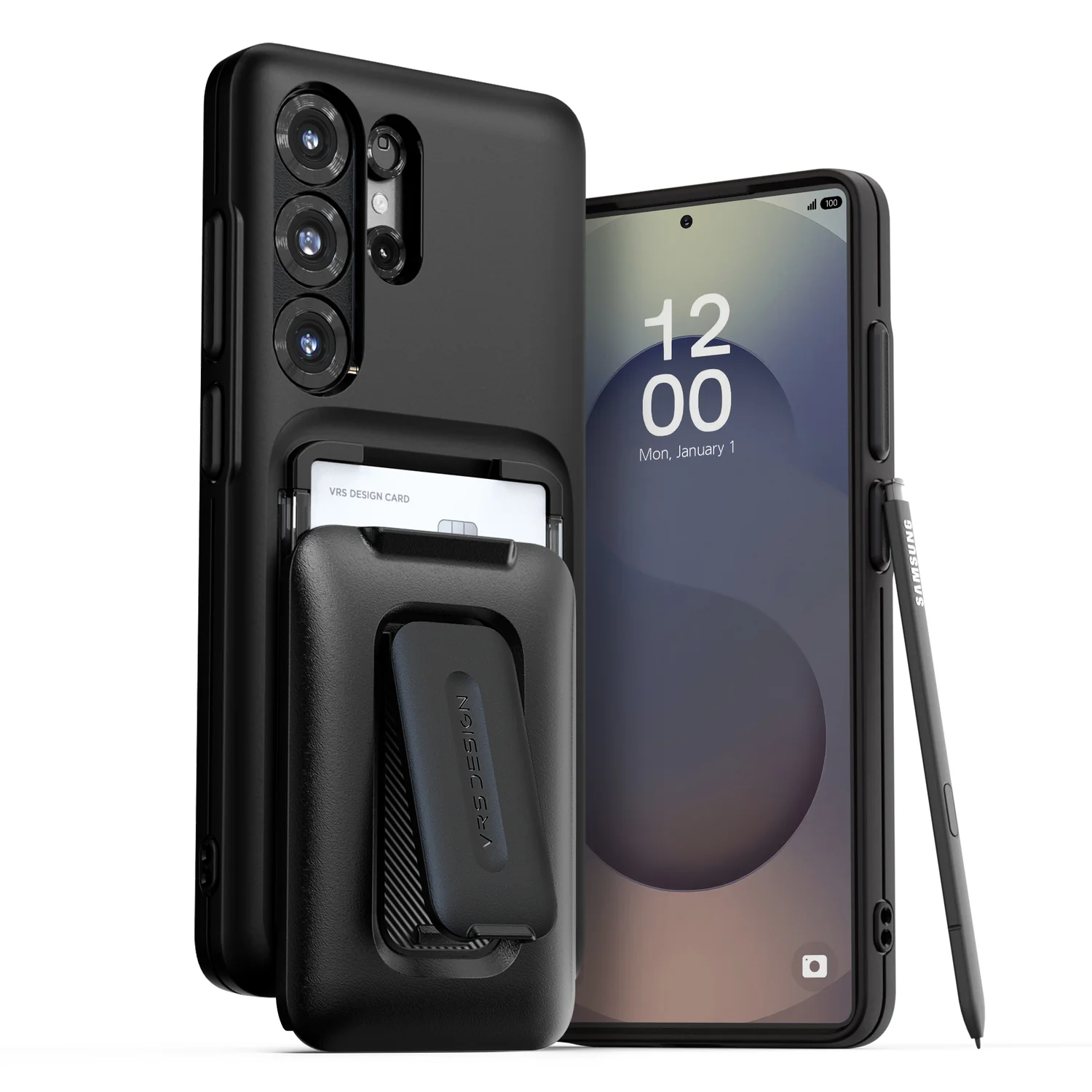 VRS Desgin - D-Wallet Orb - Samsung S25 Case 高度防撞鏡頭保護插卡槽支架手機殼