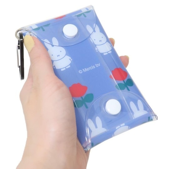 日本 Miffy 花花系列 PVC啪啪袋連扣