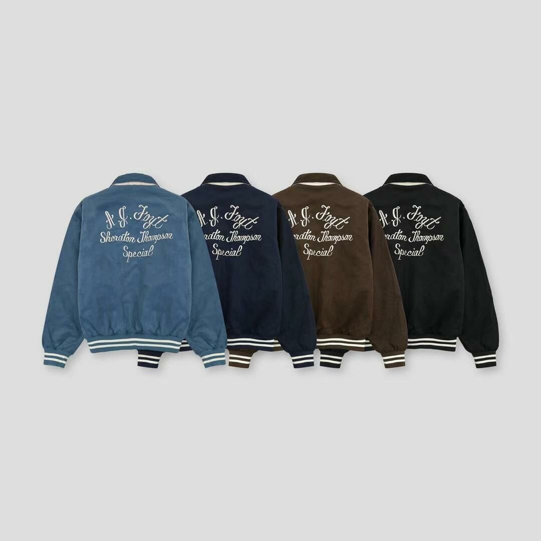 英文字棒球褸(薄夾棉) JK2620